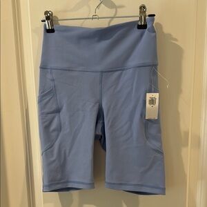 NWT Old Navy Women's Blue High-rise Biker Shorts Blue XS